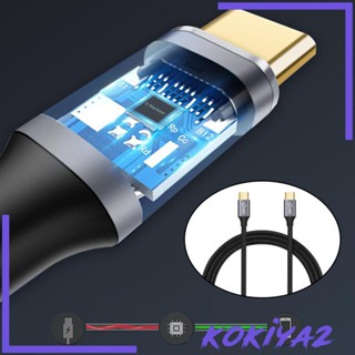 [Kokiya2] สายชาร์จ USB C เป็น USB C Type-C3.1 10Gb 100W PD สีดํา