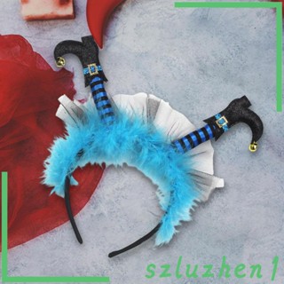 [Szluzhen1] ที่คาดผมคอสเพลย์ แม่มด สีสดใส สําหรับตกแต่งปาร์ตี้ฮาโลวีน