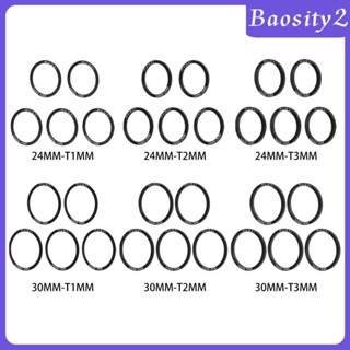 [Baosity2] ปะเก็นแหวนรองกะโหลกจักรยาน อะลูมิเนียมอัลลอย สําหรับรถจักรยาน 5 ชิ้น