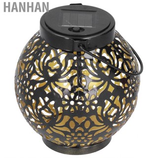 Hanhan Solar Power  Morrocan Lantern Hanging Outdoor Garden Lamp Light Decor Yard CA