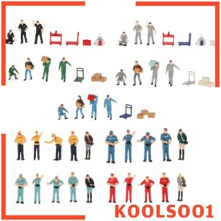 [Koolsoo1] ตุ๊กตาคนงานแก๊ส ขนาดเล็ก 1:64 สําหรับตกแต่งโต๊ะ 1 ชุด