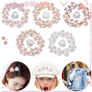 Orienttk กิ๊บติดผม รูปดอกไม้ ประดับมุก DIY 10 ชิ้น