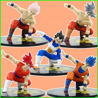 Yb2 โมเดลฟิกเกอร์ ดราก้อนบอล Son Goku Vegeta Super Saiyan God BY2 สีฟ้า ของเล่น สําหรับเด็ก เก็บสะสม ของขวัญ