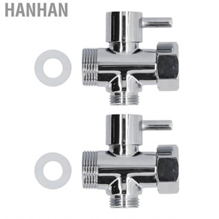 Hanhan 2 Set G1/2in Thread Washing Machine Diverter 1 Inlet Outlet Shower Head Kit CT