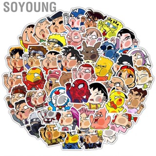 Soyoung 50pcs Car Decorative   Cute Cartoon Decals for Luggage  Bicycle