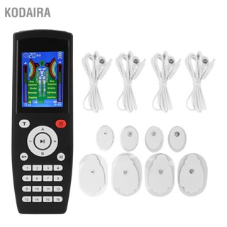 KODAIRA TENS Massager 16 โหมด 4 ช่อง เครื่องนวดชีพจรอิเล็กทรอนิกส์แบบชาร์จไฟได้แบบปรับได้ 110‑240V