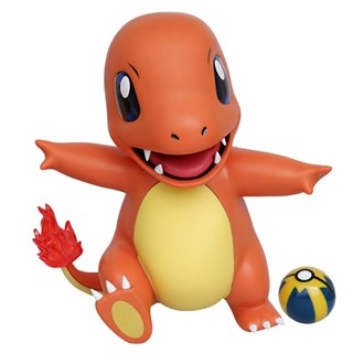 โมเดลฟิกเกอร์ Pokebi Little Fire Dragon Frog Seed Pokémon ขนาดใหญ่ สําหรับตกแต่งบ้าน