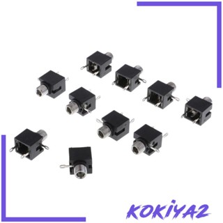 [Kokiya2] อะแดปเตอร์ซ็อกเก็ตเชื่อมต่อหูฟัง PCB ตัวเมีย TS 10 ชิ้น .5 มม.