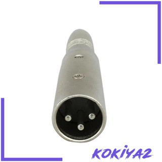 [Kokiya2] อะแดปเตอร์สายเคเบิลเสียง XLR ตัวผู้ 3 Pin ตัวเมีย เป็น 1/4 นิ้ว 6.35 มม. สําหรับไมโครโฟน