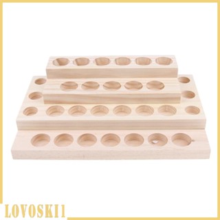 [Lovoski1] ชั้นวางเครื่องสําอาง น้ํามันหอมระเหย แบบไม้ 9 ช่อง