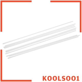 [Koolsoo1] โมเดลท่อกลม ABS สีขาว ขนาด 5x250 มม. สําหรับสถาปัตยกรรม 10 ชิ้น