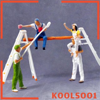 [Koolsoo1] โมเดลฟิกเกอร์เรซิ่น สเกล 1:64 รูปคน ขนาดเล็ก ของเล่น สําหรับตกแต่งภูมิทัศน์