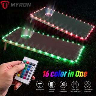 Myron แถบไฟ Led 16 สี กันน้ํา กันกระแทก ทนทาน สําหรับของขวัญ