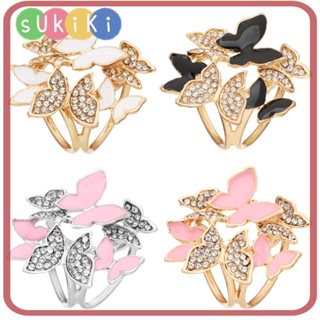 Sukiki เข็มกลัดแฟชั่น Cincin Tudung Shawl เข็มกลัดหัวเข็มขัดคลิปผ้าพันคอแหวนคลัสเตอร์