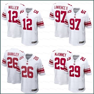 เสื้อยืดกีฬาแขนสั้น ลายทีมชาติฟุตบอล New York Giants SY3 NFL Darren Waller สีขาว พลัสไซซ์ YS3