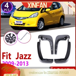 Xinfan บังโคลนรถยนต์ สําหรับ Honda Fit Jazz 2009~2013 4 ชิ้น