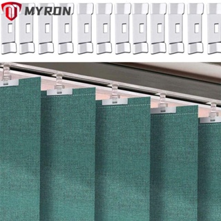 Myron แถบซ่อมแซมมู่ลี่ แนวตั้ง อเนกประสงค์ สีขาว สําหรับหน้าต่าง 12 ชิ้น