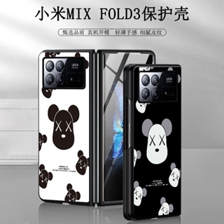 ใหม่ เคสโทรศัพท์มือถือ แบบบาง ลายหมี แนวสตรีท สําหรับ Xiaomi mixfold3 Xiaomi mix fold3