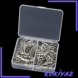 [Kokiya2] ชุดหมุดสเตนเลส T-Pins สําหรับถักนิตติ้ง 160 ชิ้น 1