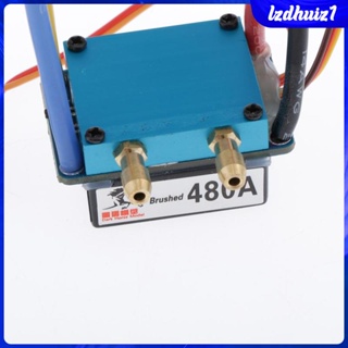 [Lzdhuiz1] ตัวควบคุมความเร็วเบรก 480A ESC 5V 3A สําหรับเรือบังคับ XT60 1 ชิ้น