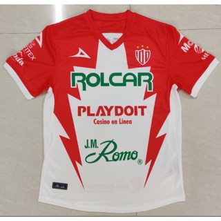 เสื้อกีฬาแขนสั้น ลายทีมชาติฟุตบอล Necaxa Stadium 2023 2024 ชุดเหย้า สําหรับผู้ชาย