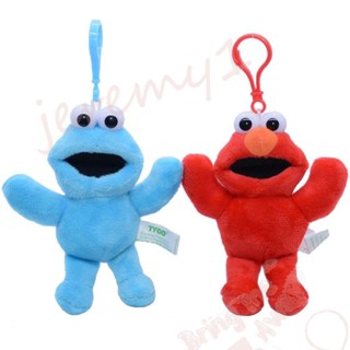 Jeremy1 พวงกุญแจ จี้ตุ๊กตาอนิเมะ Elmo ของเล่น ของขวัญวันเกิด สําหรับเด็ก