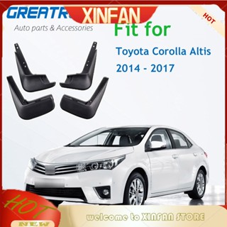 Xinfan บังโคลนหน้า หลังรถยนต์ สําหรับ Toyota Corolla Altis 2014 2015 2016 2017