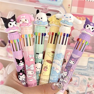 SANRIO ปากกาลูกลื่น ลายโดนัท สีสันสดใส มี 10 สี