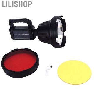 Lilishop Multi-use Solar Power Flashlight Outdoor  Emergency Torch