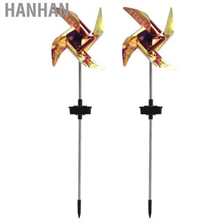 Hanhan 2Pcs Innovative Lawn Lamp Solar Powered  Decorative Light For Outdoor Hot