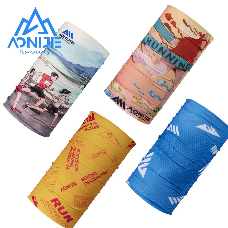AONIJIE E4907 ผ้าบัฟ ผ้าคาดศีรษะ ระบายอากาศดี Multifunctional Sports Headwear Headband