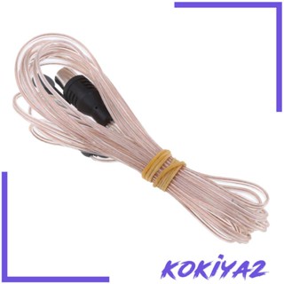 [Kokiya2] สายเคเบิลเชื่อมต่อเสาอากาศ FM 75 โอห์ม สําหรับสเตอริโอ สไตล์ 1