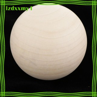 ลูกปัดไม้เนื้อแข็ง ทรงกลม ขนาด 7.5 ซม. 3 นิ้ว สําหรับงานฝีมือ