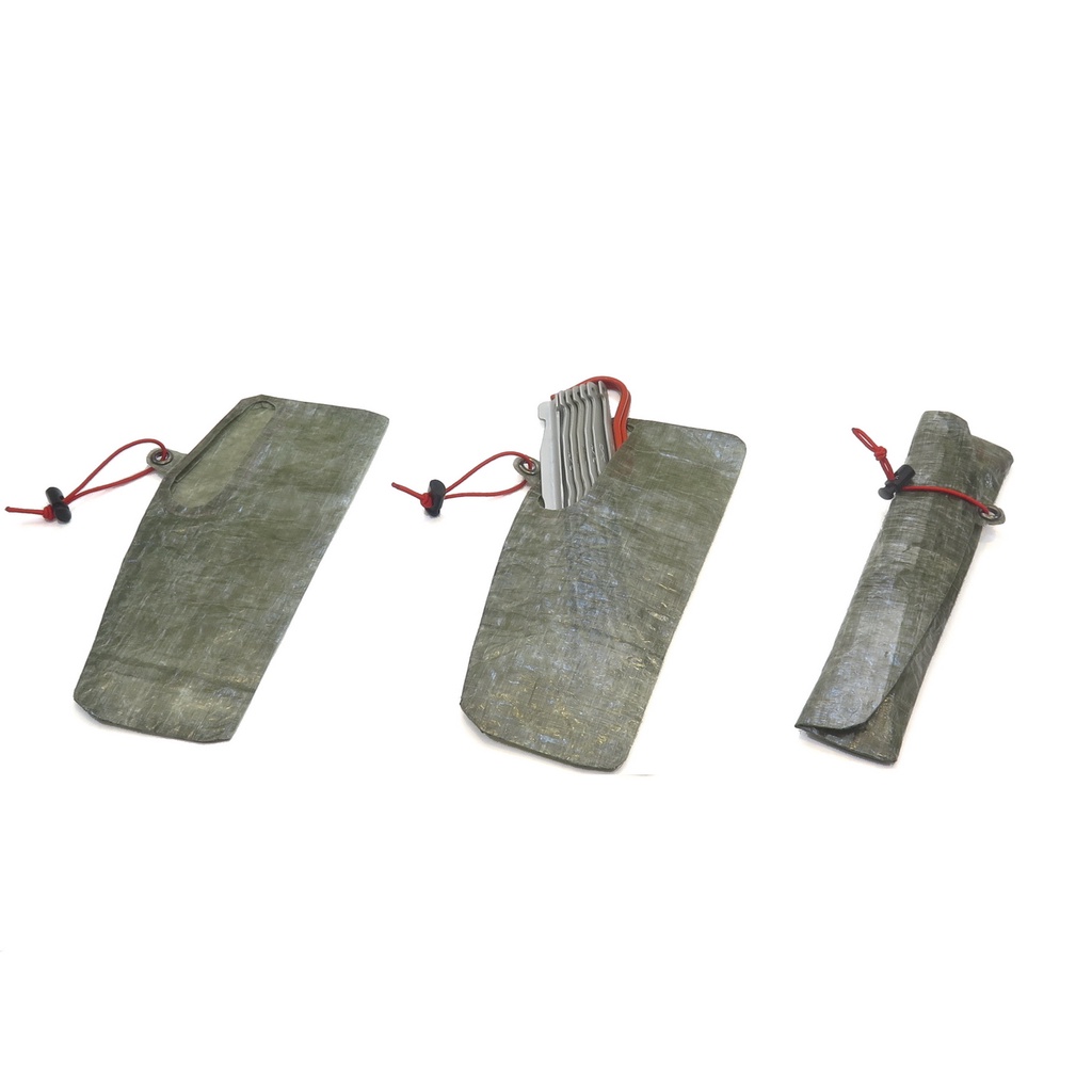 【HODR】Dyneema แบรนด์ ถุงเก็บขี้เลื่อย 3-4 กรัม Cuben ถุงเก็บสำหรับแคมป์และเต็นท์ ถุงกันน้ำอันง่ายต่อการใช้งาน