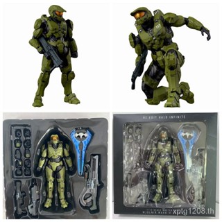 โมเดลฟิกเกอร์ อนิเมะหมาป่า Thousand-Value Training Halo Master Chief Infinite Halo ข้อต่อขยับได้ สําหรับตกแต่งบ้าน