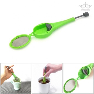 【FUNWD】Tea Infuser Tea Leaf Infuser Teaware 18x4x2cm Green Kitchen Tool Loose