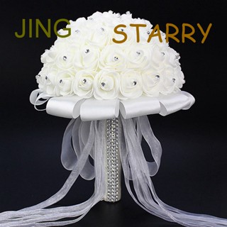 Starry ช่อดอกกุหลาบคริสตัล สําหรับเพื่อนเจ้าสาว งานแต่งงาน