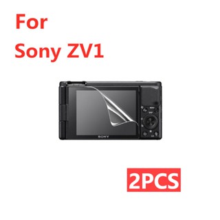 2 ชิ้น ฟิล์มกระจกนิรภัยกันรอยหน้าจอ สําหรับกล้องดิจิทัล For SONY ZV-1 ZV1