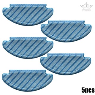 【FUNWD】5 Pcs Washable Mop Cloths For Ecovacs Deebot OZMO T8, T8+ , T8 AIVI T8 Series