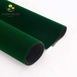 Tarsureth กล่องลิ้นชักผ้ากํามะหยี่ มีกาวในตัว 7.87 นิ้ว 4.85 ฟุต สีเขียว สําหรับเก็บเครื่องประดับ