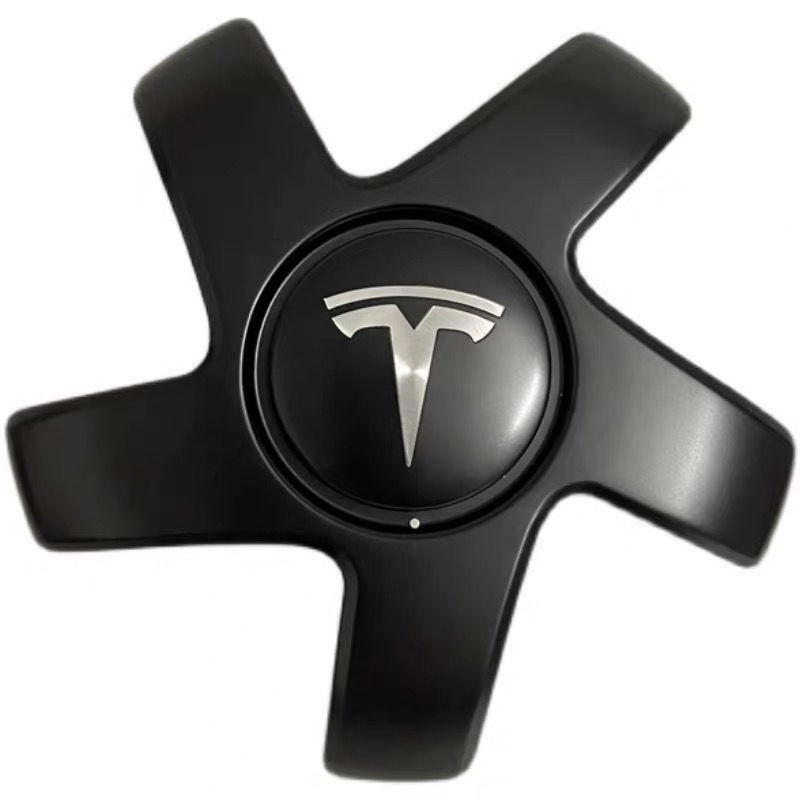 ฝาครอบโลโก้ Tesla Hub เหมาะสําหรับ Tesla Hub Cover Model3 ห้ากรงเล็บ modelY ฝาครอบศูนย์โลโก้ฝาครอบดุม