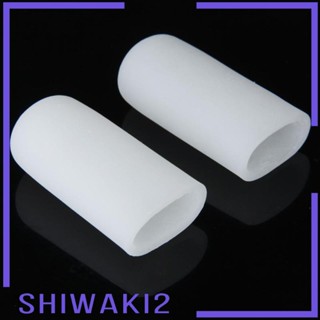 [Shiwaki2] แผ่นเจลครอบนิ้วเท้า ลดแรงเสียดทาน ขนาด 6x2.5 ซม. สําหรับลดข้าวโพด 1 คู่