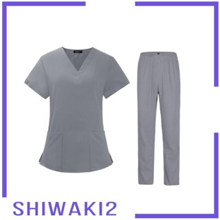 [Shiwaki2] ชุดขัดผิว น้ําหนักเบา ระบายอากาศ ใส่สบาย เอวยางยืด สไตล์โมเดิร์น สําหรับผู้หญิง