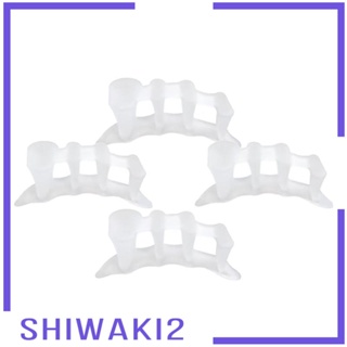 [Shiwaki2] อุปกรณ์แยกนิ้วเท้า ซิลิโคน 2 คู่