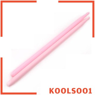 [Koolsoo1] ไม้ตีกลองไนล่อน 5A สีชมพู 1 คู่