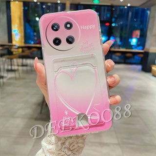 เคสมือถือ TPU แบบนิ่ม พร้อมช่องใส่บัตร สําหรับ Realme C51 C53 C55 NFC 11 10 Pro Pro+ Plus 10T Coca-Cola Edition 5G 4G 2023