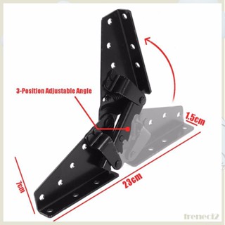 [Freneci2] บานพับกลไก 3 ตําแหน่ง ปรับมุมได้ สีดํา สําหรับเลาจ์ 2 ชิ้น