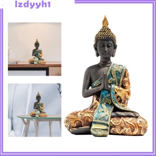 [JoyDIY] รูปปั้นพระพุทธรูป เสริมฮวงจุ้ย 14x9x20 ซม. หลากสี 14x9x20 ซม. สําหรับตกแต่ง