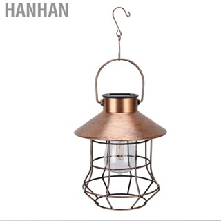 Hanhan Solar  Hanging Lantern Light Outdoor Garden  Lamp Decor W/ Hook BS
