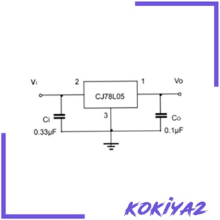 [Kokiya2] ชิปควบคุมแรงดันไฟฟ้า 78L05 ประสิทธิภาพสูง สําหรับเครื่องเล่นดิจิทัล